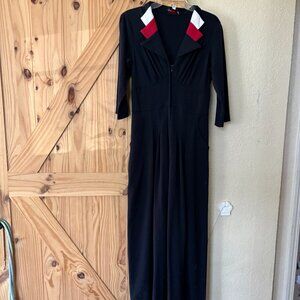 Navy structured Jumpsuit